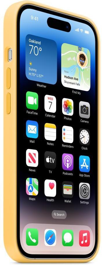 Apple Silikon Case mit MagSafe für Apple iPhone 14 Pro, Sonnenlicht Apple Silikon Case mit MagSafe für Apple iPhone 14 Pro, Sonnenlicht